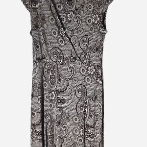 Glamour Women's Grey and Brown Dress